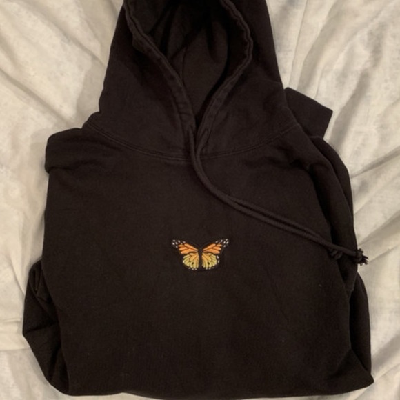 Brandy Melville Tien Butterfly Hoodie - Picture 2 of 4